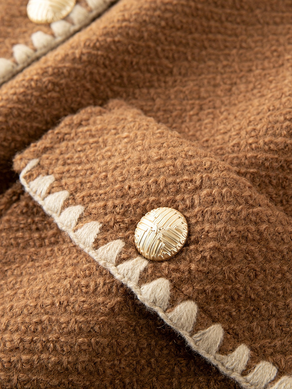 1pc XWI Elegant Polyester Knit Cardigan - Women'S Color Block Long Sleeve Casual Jacket with Contrast Binding, Single Breasted Placket, Non-Stretch Fabric for Fall\u002FWinter Outings