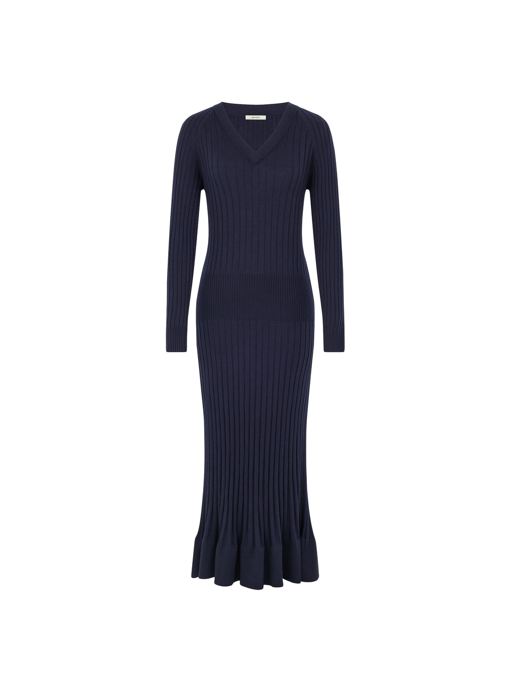 Meiyang Spotlight Knitted Dress, a Red Carpet Goddess V-Neck Fitted Mermaid Gown.