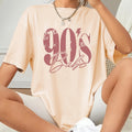 90's Print Plus Size Casual Short Sleeve Crew Neck T-shirt - Summer & Spring Women's Clothing